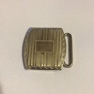 Vintage Maco Sterling Silver Belt Buckle